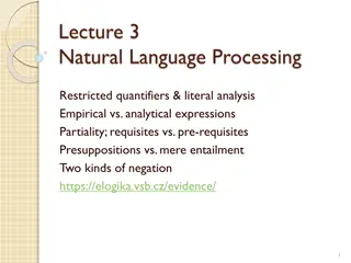 Understanding Empirical vs Analytical Expressions in Natural Language Processing