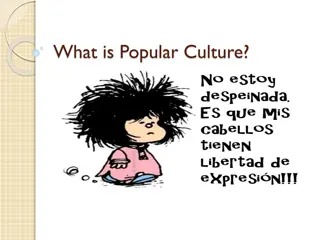 Popular Culture: Definitions and Perspectives