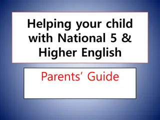 Enhancing Reading Skills for National 5 & Higher English Exams