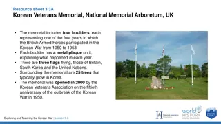 Memorials of the Korean War