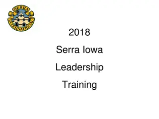 Insights into Serra Organization and Leadership Training in Iowa