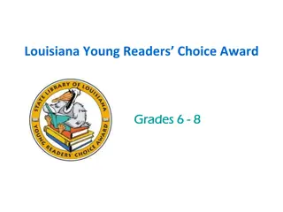 Diverse Selection of Louisiana Young Readers Choice Award Books