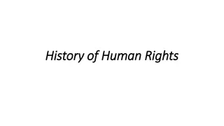 Evolution of Human Rights: From Ancient Times to Modern Era