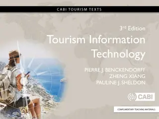 Future Trends in Tourism Information Technology