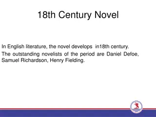 Evolution of the 18th Century English Novel