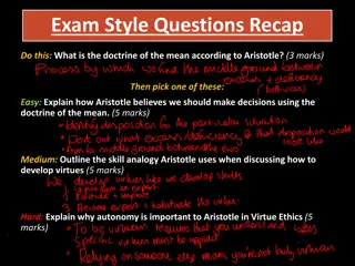 Understanding Aristotle's Doctrine of the Mean and Voluntary Actions