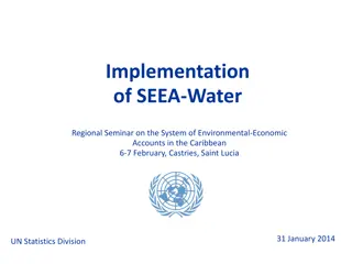 System of Environmental-Economic Accounts for Water Management in the Caribbean