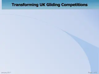 Improving UK Gliding Competitions - Strategies for Success