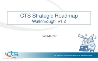 CTS Strategic Roadmap Walkthrough - Version 1.2 Overview