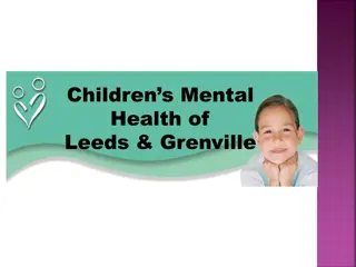 Innovative Approach to Children's Mental Health in Leeds & Grenville