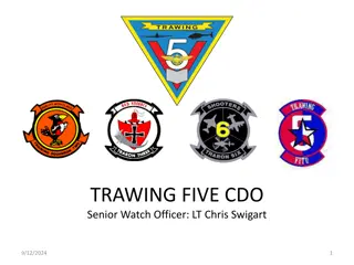 TRAWING FIVE CDO Senior Watch Officer Procedures