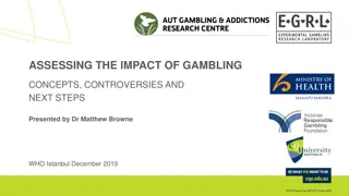 The Impact of Gambling: Concepts, Controversies, and Next Steps