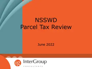 NSSWD Parcel Tax Review June 2022 Presentation Overview