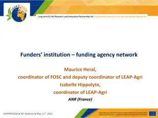 LEAP-Agri: Enhancing Food Security and Sustainable Agriculture