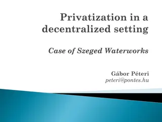 Water Management and Privatization Case Study in Szeged