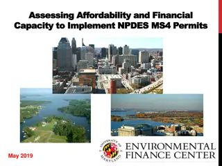 Assessing Affordability and Financial Capacity for NPDES MS4 Permits