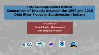 Comparative Analysis of 1997 and 2018 Ohio River Floods in Indiana