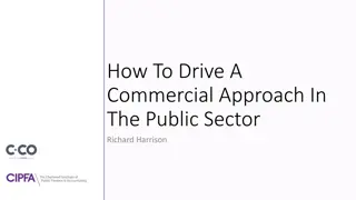 Embracing Commercial Approaches in the Public Sector for Sustainability