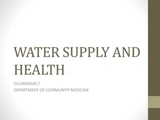 Understanding Water Supply and Health for Community Well-Being