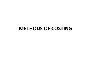 Introduction to Different Methods of Costing