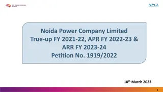 Noida Power Company Limited True-up and ARR Summary for FY 2021-22