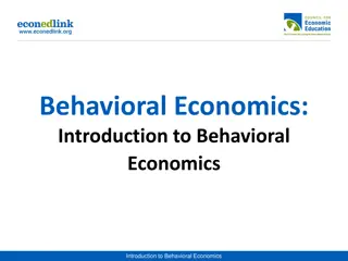 Behavioral Economics: Key Concepts and Insights