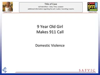 911 Call: 9-Year-Old Girl Reports Domestic Violence