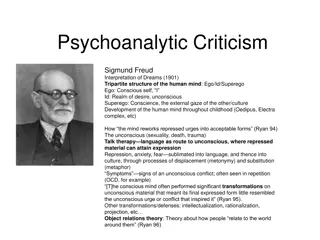 Overview of Psychoanalytic Criticism and Object Relations Theory