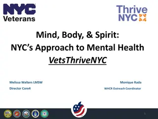 VetsThriveNYC: Cultivating Health, Healing & Wholeness for Veterans