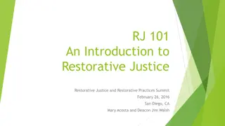 Restorative Justice: A Path to Healing and Justice