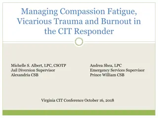 Addressing Compassion Fatigue in Helping Professions