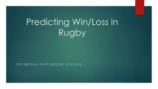 Rugby Win/Loss Prediction Models Based on Data Analysis