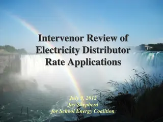 Insights into Electricity Distributor Rate Application Review