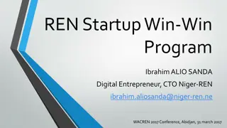 REN Startup Win-Win Program at WACREN 2017 Conference