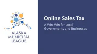 Online Sales Tax: A Win-Win Solution for Local Governments and Businesses