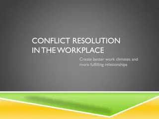 Effective Conflict Resolution Strategies in the Workplace