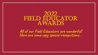 Outstanding Field Educators Recognized in 2022