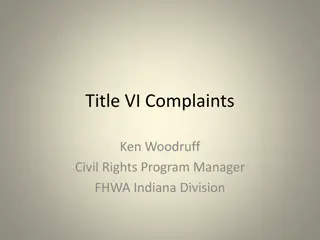 Title VI Complaints and Regulations Overview in Civil Rights Programs