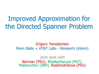 Improved Approximation for the Directed Spanner Problem