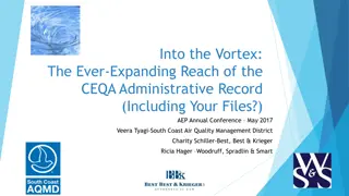 Understanding the CEQA Administrative Record