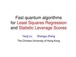 Quantum Algorithms for Least Squares Regression