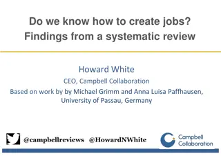 Exploring Job Creation Strategies: Insights from a Systematic Review