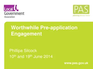 Enhancing Pre-Application Engagement for Better Planning Outcomes