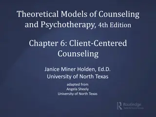 Carl Rogers' Client-Centered Counseling Approach