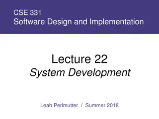 Software Architecture in System Development