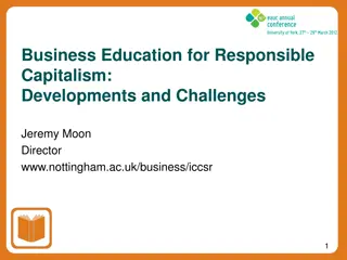 Evolving Trends in Business Education for Responsible Capitalism