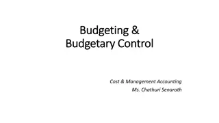 Importance of Budgeting and Control in Management Accounting