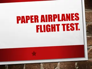 Influence of Paper Airplane Design on Flight Distance