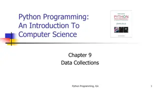 Introduction to Data Collections in Python Programming