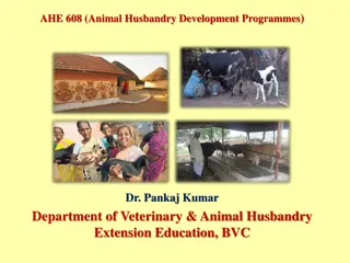 Animal Husbandry Development Initiatives in India: Gaushalas and Gosadans